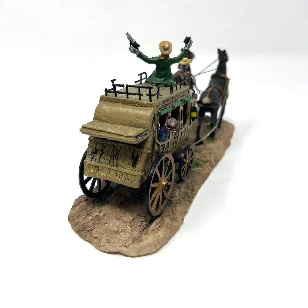 Vintage Lemax Spooky Town Haunted Stage Coach 73607 Halloween Decor 2007 W/ Box